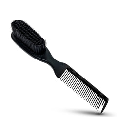 TRU BARBER PRO Fading Brush closeup shows precise bristles for clean fades.