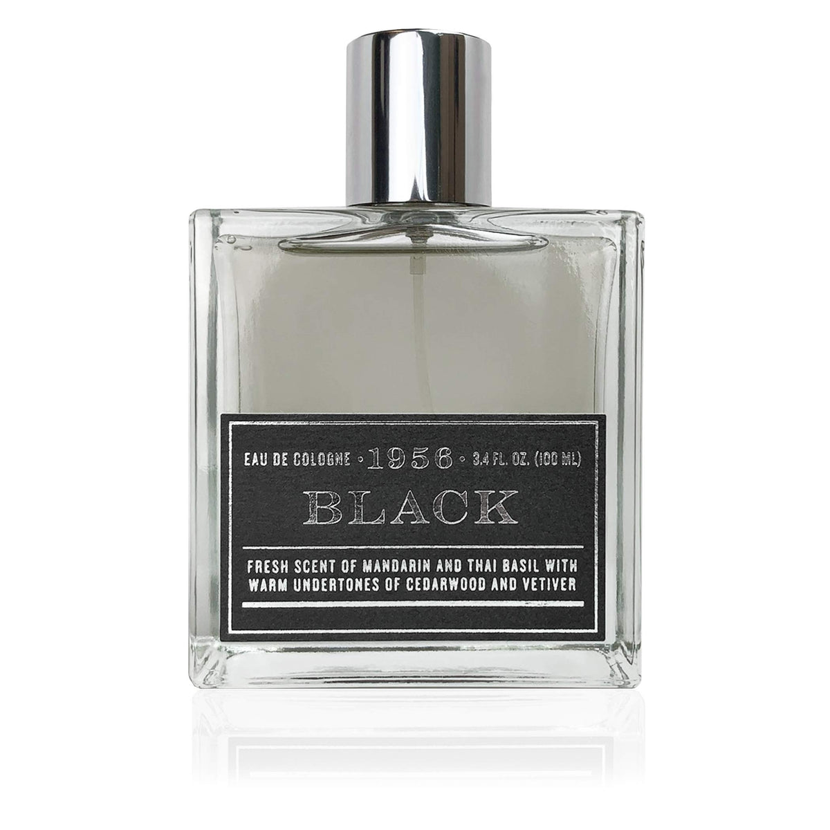 Tru Fragrance Beauty 1956 Black bottle front view for confident daytime wear.
