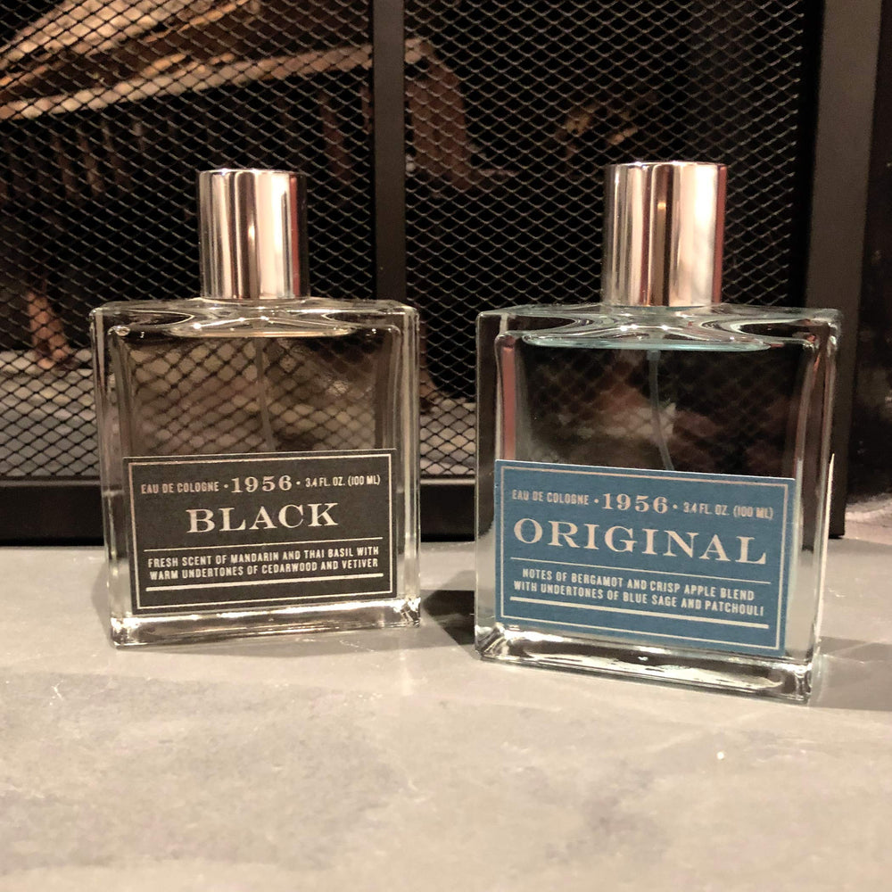 Tru Fragrance Beauty 1956 Original bottle close-up emphasizes clean, timeless design.