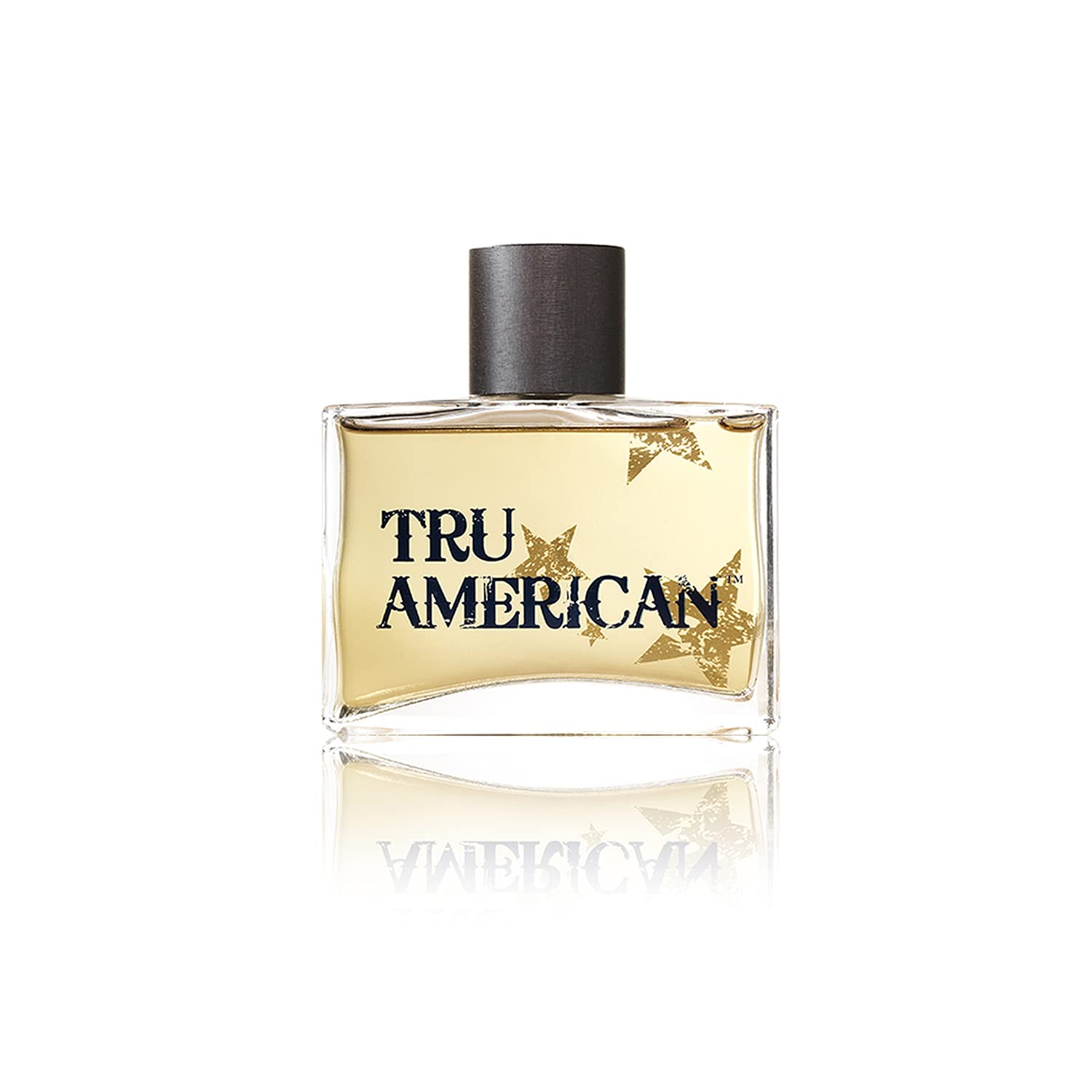 Tru Fragrance Beauty American Men's Cologne cap closeup highlighting masculine finish.
