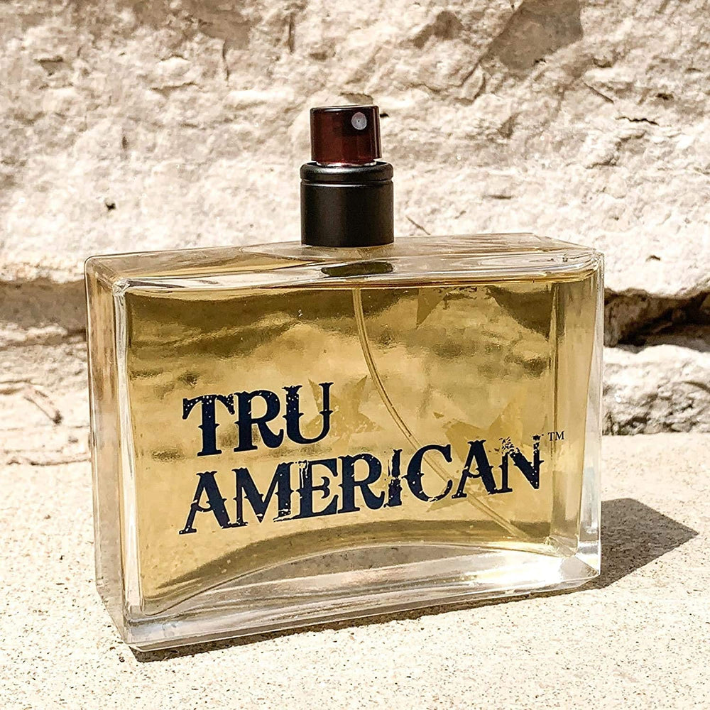Tru Fragrance Beauty American Men's Cologne packaging front showcases all-American style.