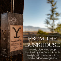 Tru Fragrance Beauty bunkhouse soap rope-hung ready for quick showers
