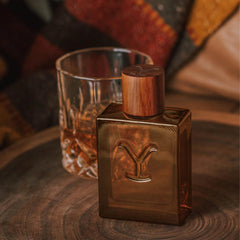 Tru Fragrance Beauty outdoorsman-scene, conveying rugged appeal and versatility for daily adventures