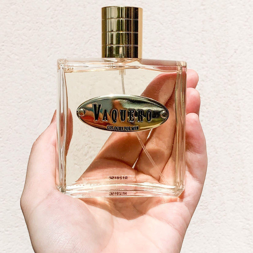 Tru Fragrance Beauty Vaquero application demonstrates effortless daily wear.
