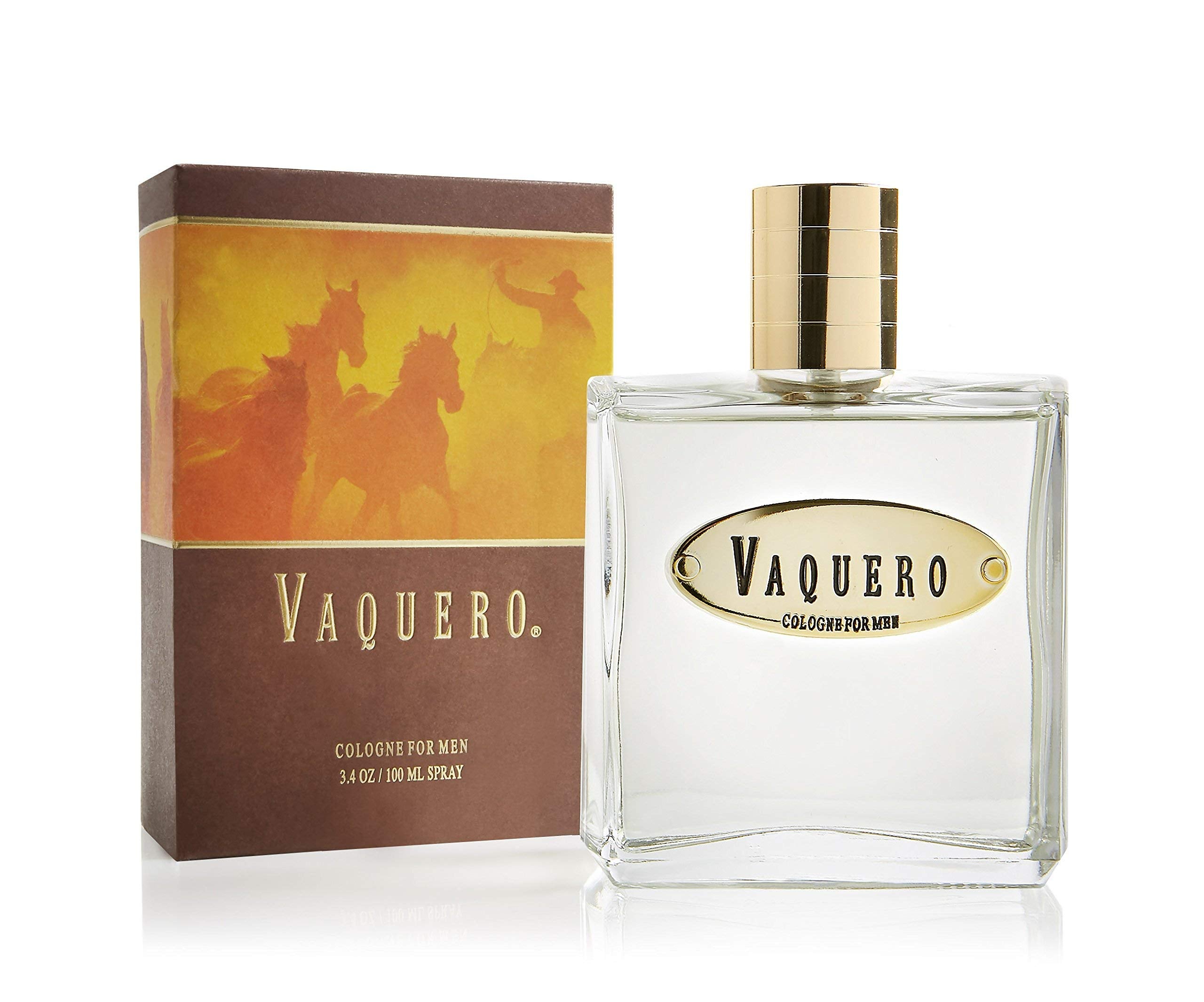 Tru Fragrance Beauty Western Vaquero bottle front communicates bold, masculine style for day or evening wear.