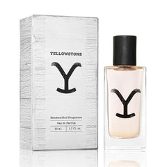 Tru Fragrance Beauty Yellowstone bottle front shows a creamy floral scent for daily wear