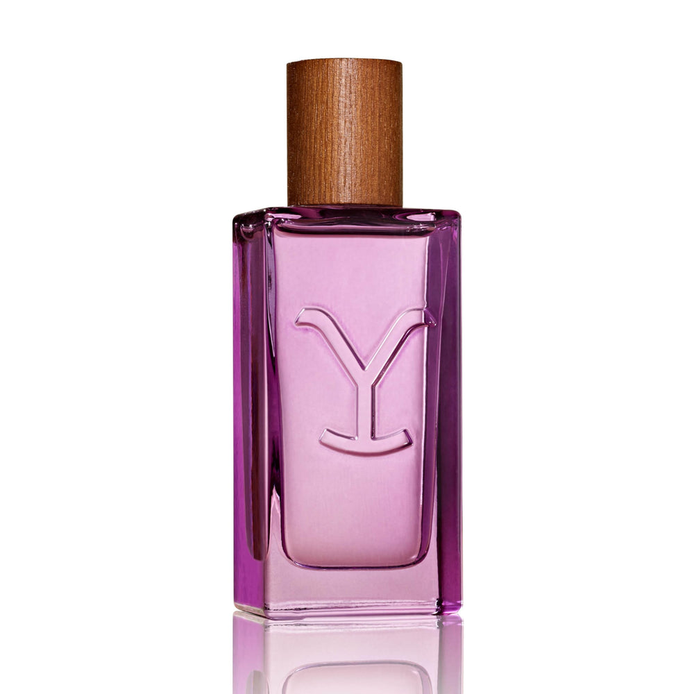 Tru Fragrance Beauty Yellowstone Dusk packaging box emphasizes USA-made craftsmanship.