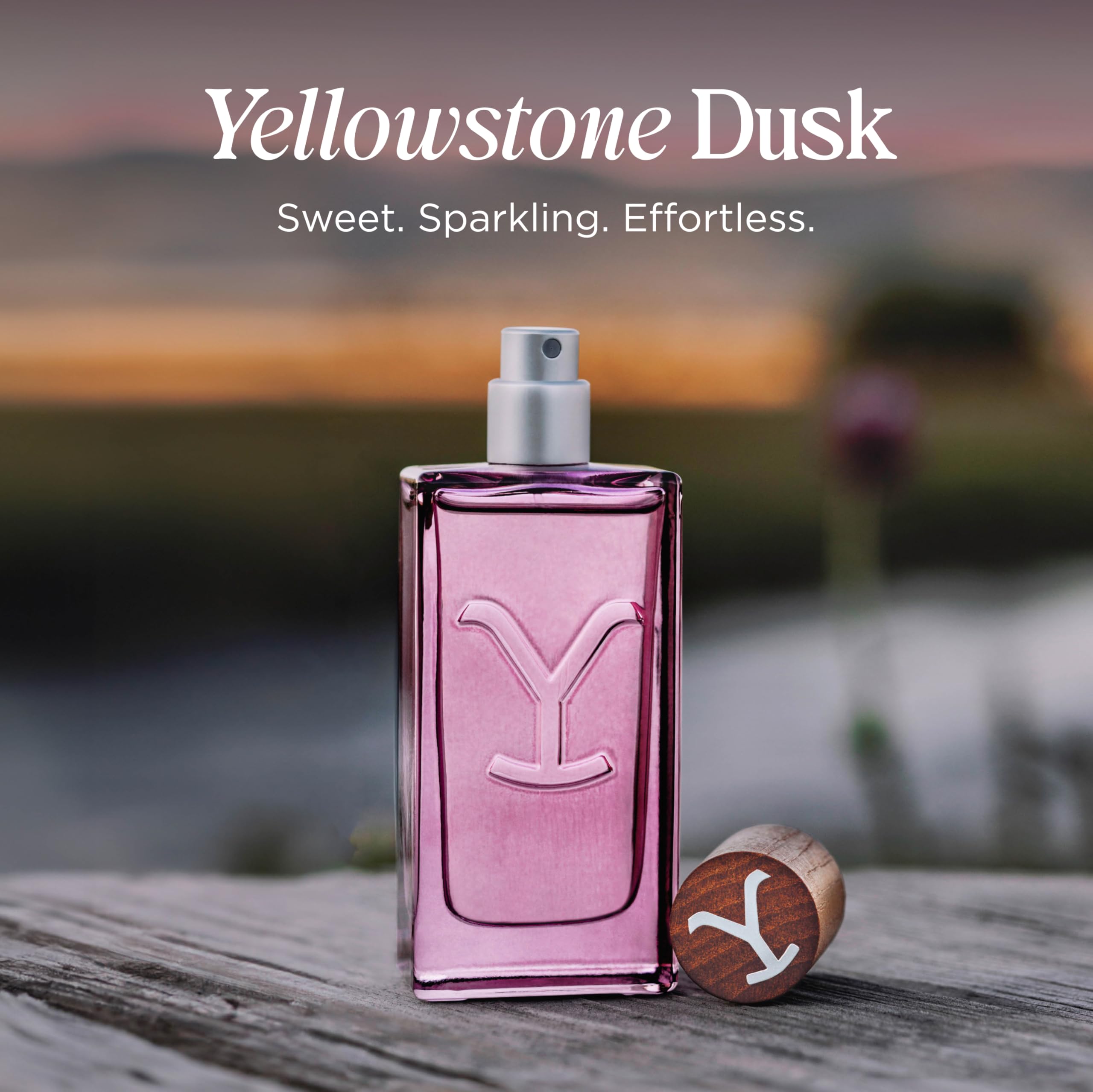 Tru Fragrance Beauty Yellowstone Dusk worn on wrist for a personal scent trail.