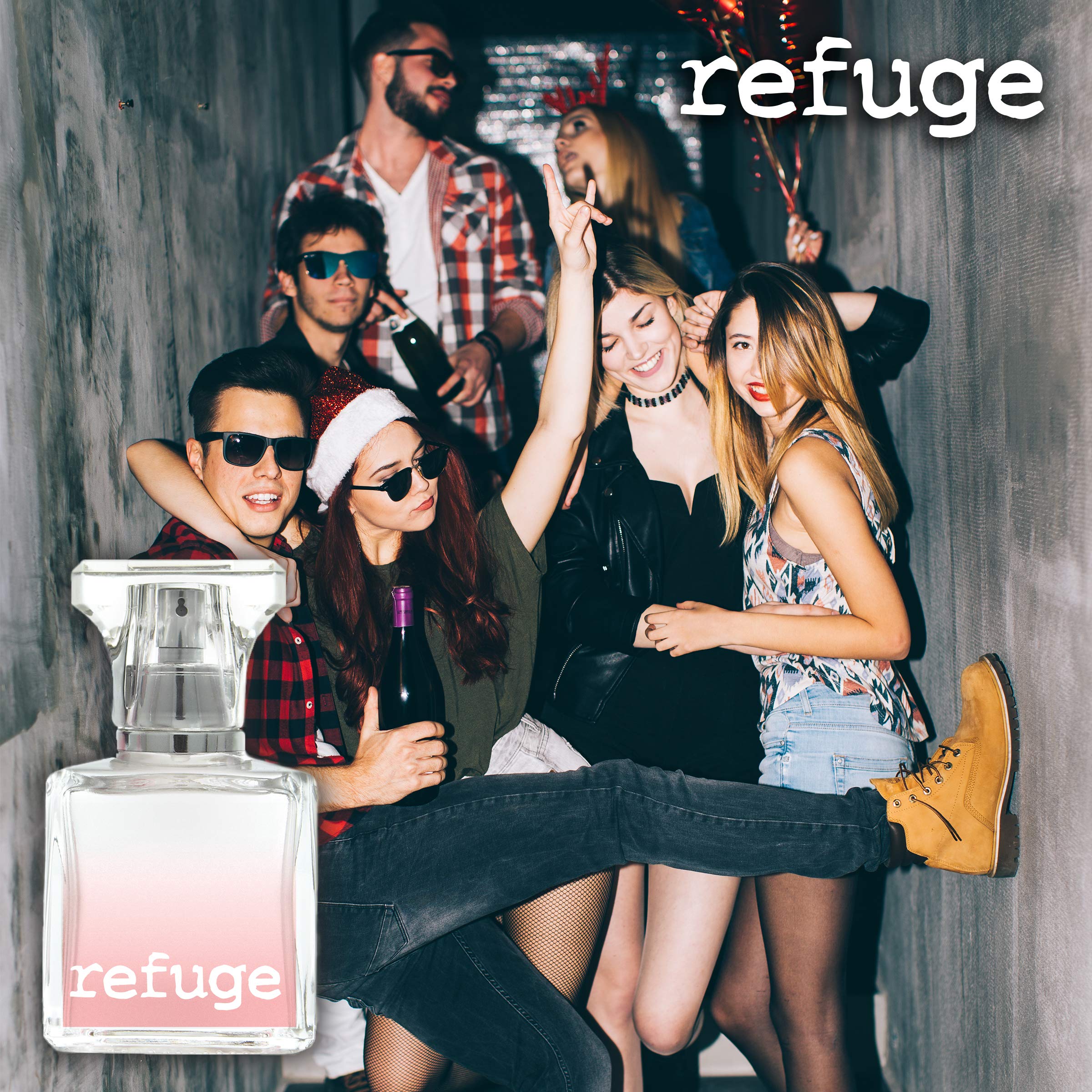 Charlotte Russe Refuge on a desk beside notes hints at office-friendly daytime fragrance.