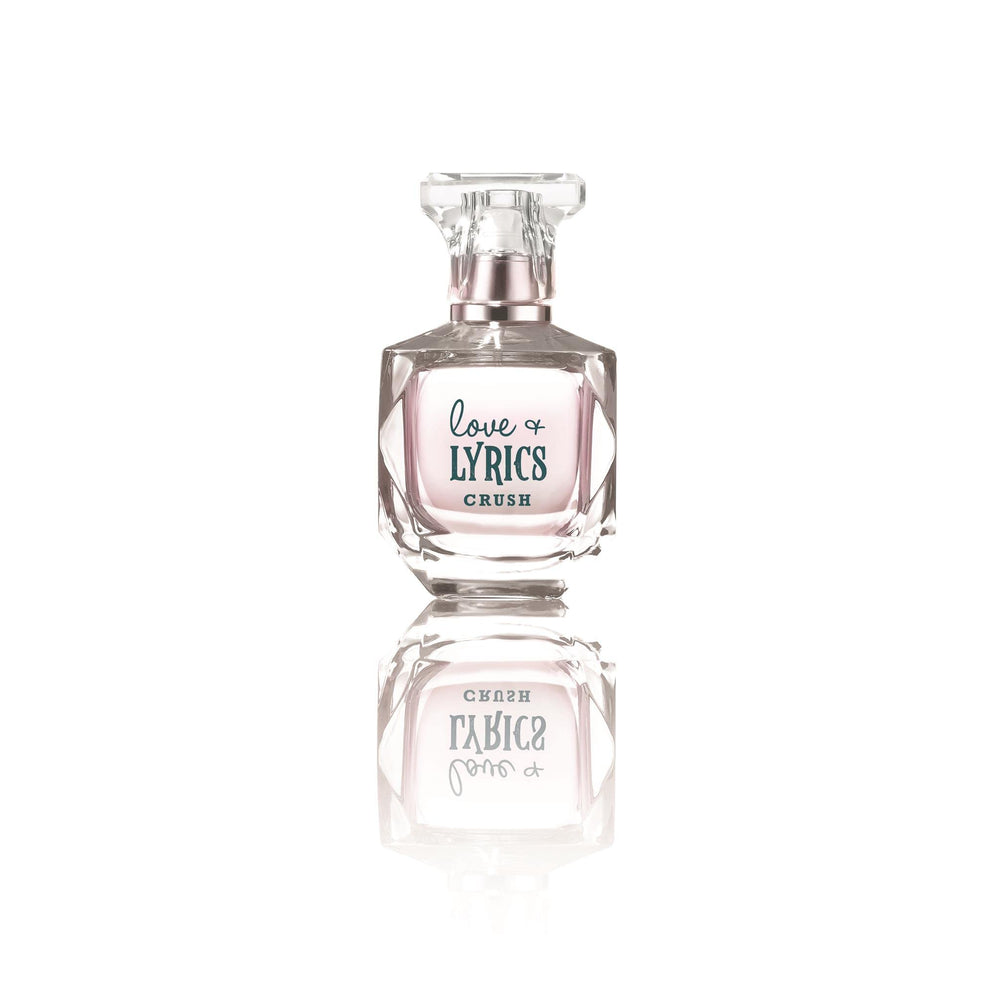 Tru Fragrance Beauty Love & Lyrics Crush swatch shows fruity floral notes.