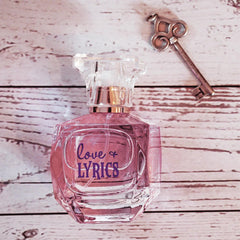 Tru Fragrance Love and Lyrics fruity notes highlight raspberry and peach opening