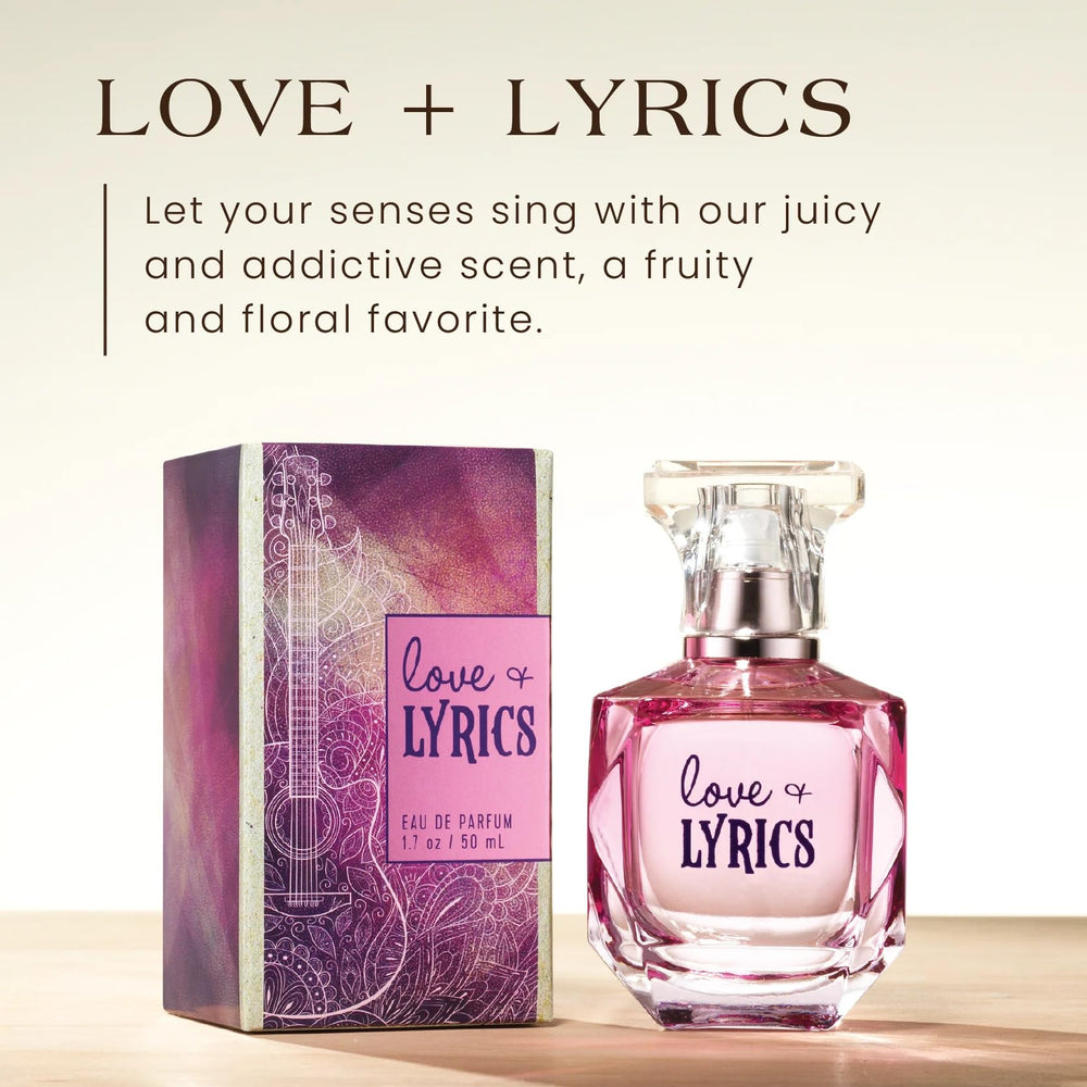 Tru Fragrance Love and Lyrics soft sandalwood and vanilla base detail