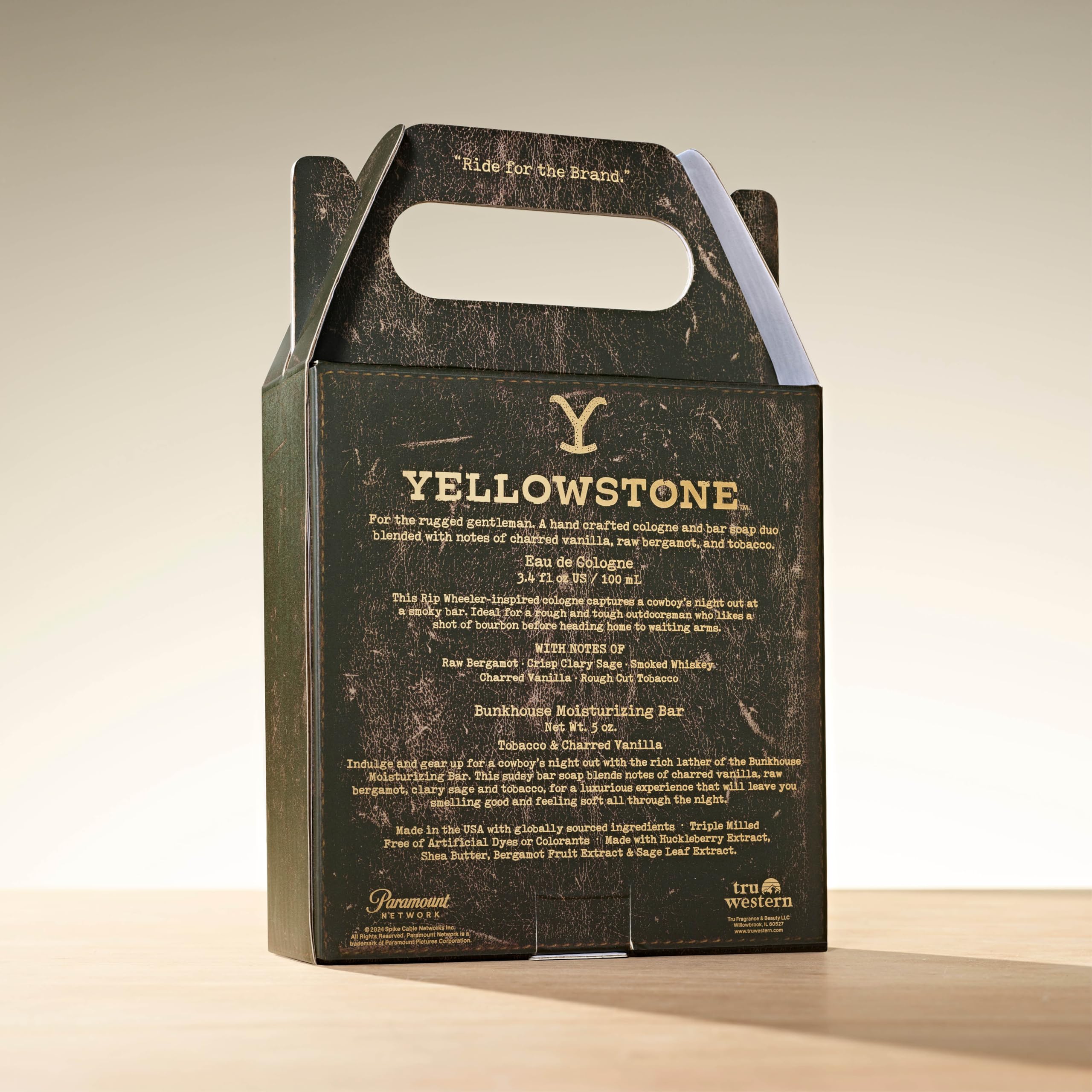 Tru Fragrance rip-wheeler-inspired-scent evokes western nostalgia and bold presence.