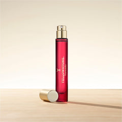 Yellowstone Tornado bottle in purse scene for discreet, sensual access.