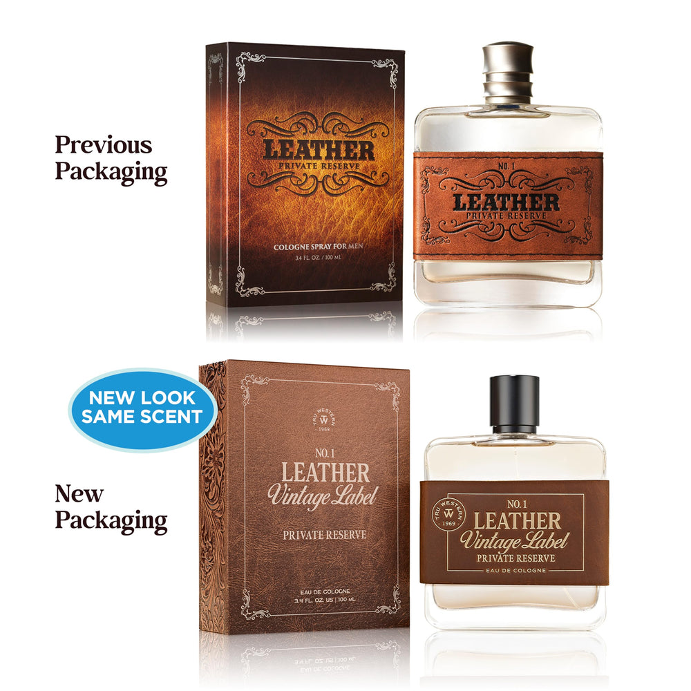 Tru Western Leather packaging shot highlights heritage and quality you can trust.