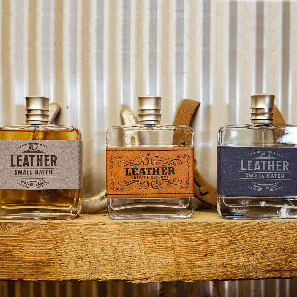 Tru Western Leather sun-worn leather detail conveys tactile rugged vibe for casual wear.