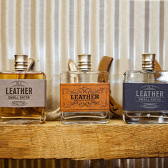 Tru Western Leather sun-worn leather detail conveys tactile rugged vibe for casual wear.