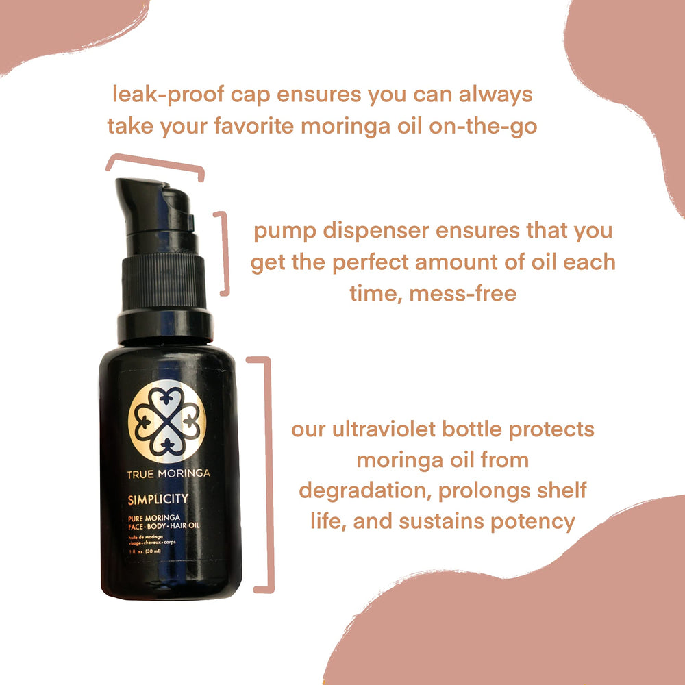True Moringa Oil scalp-nourishment suggests balanced oil production and healthier scalp.