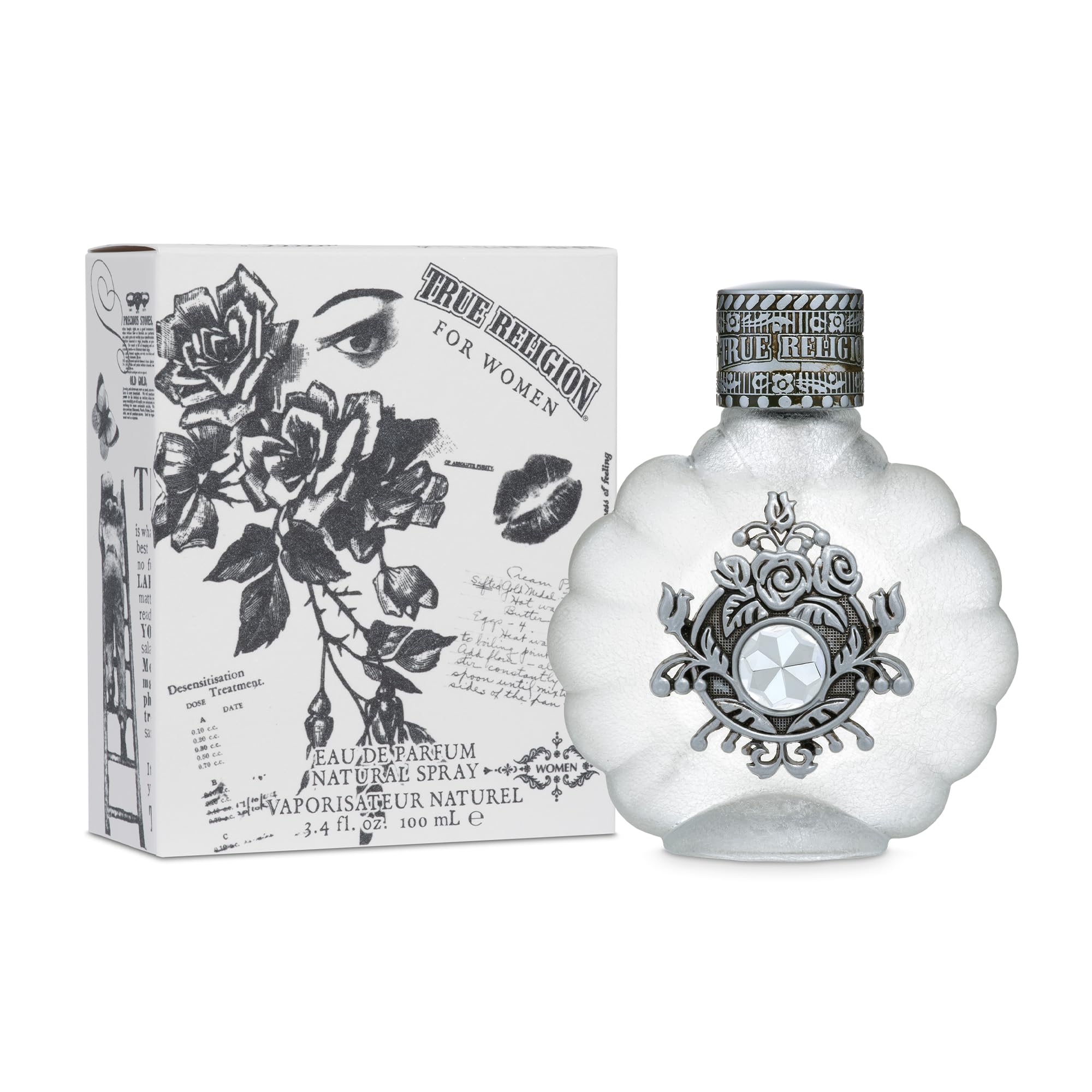 True Religion Eau de Parfum bottle front, ideal for day-to-night wear
