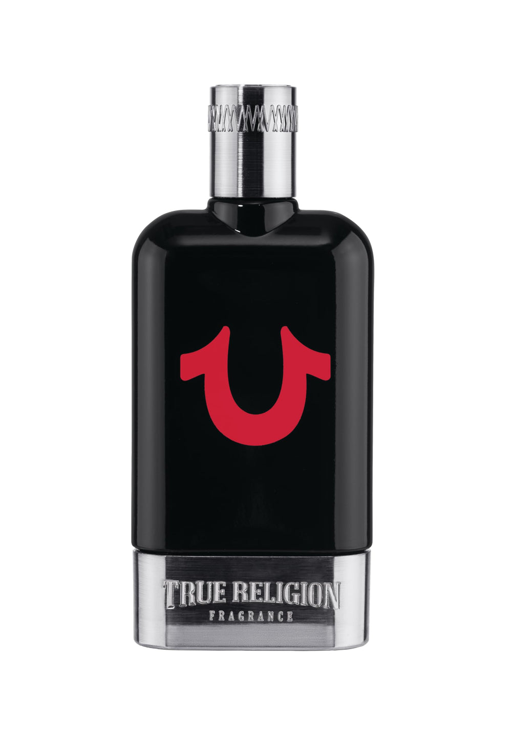 True Religion Men Cologne bottle front showcases fresh citrus and woody notes for everyday wear