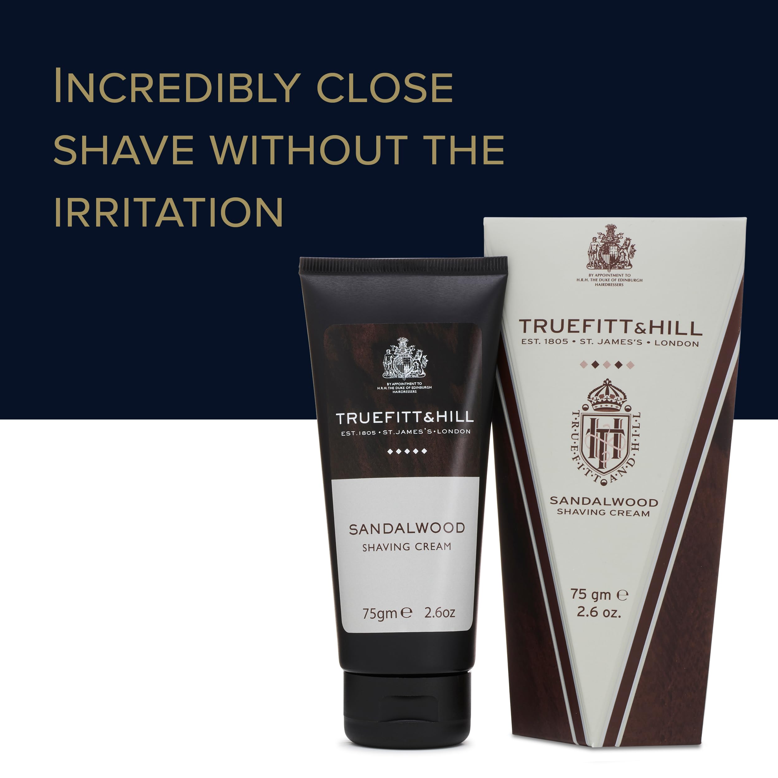 Truefitt & Hill hydration-rich foam delivers skin-friendly shave.