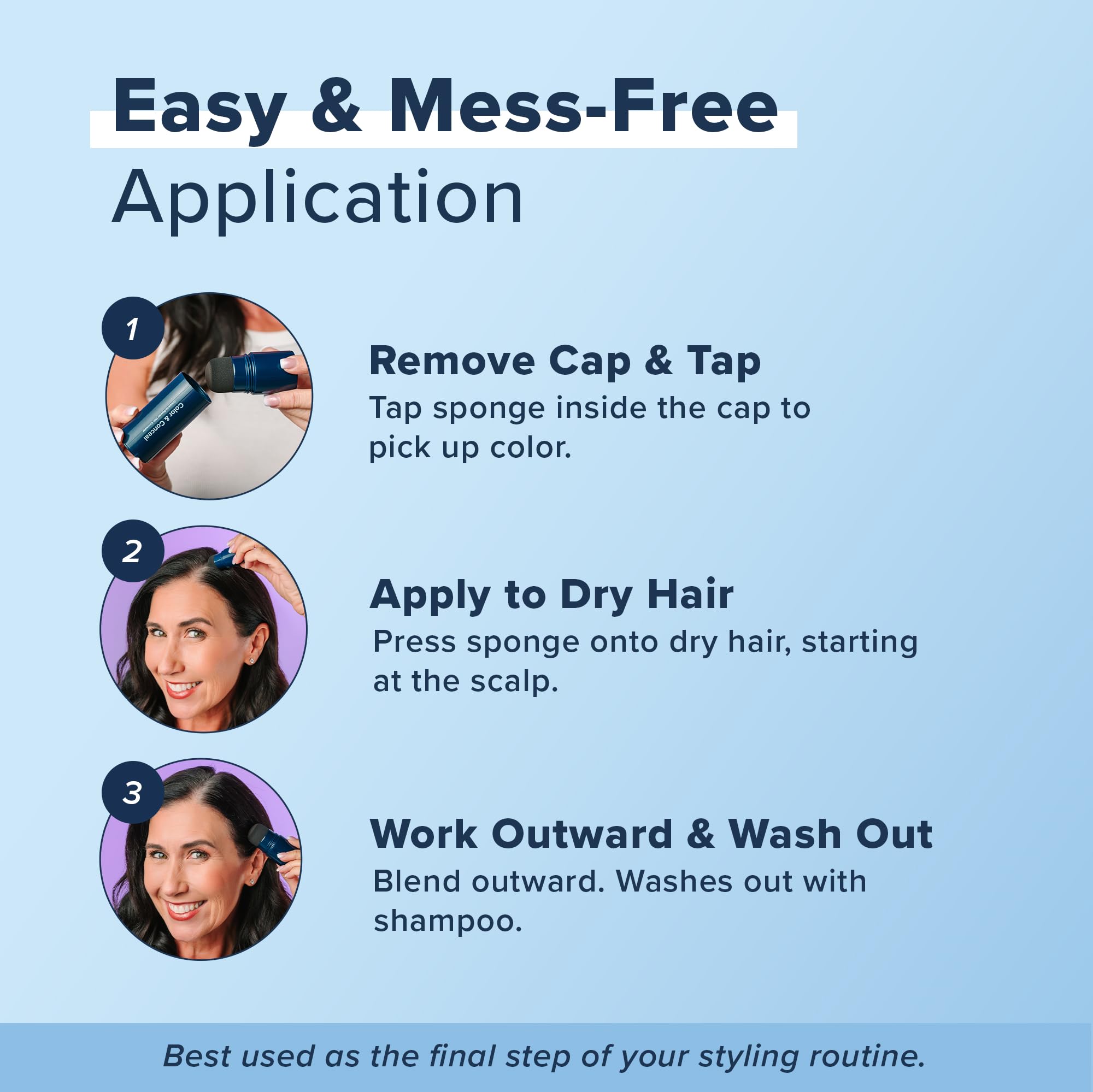 TRUHAIR Color & Conceal daily-use product for quick color refresh