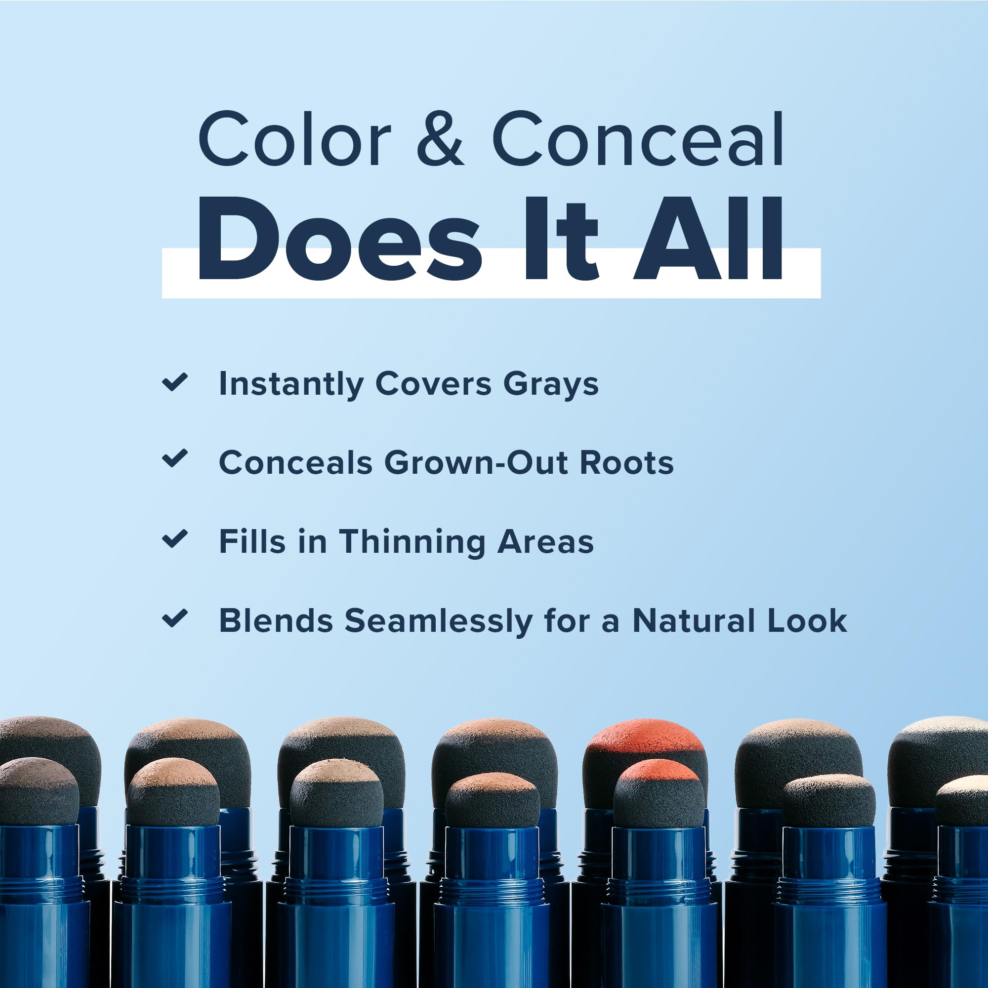 TRUHAIR Color & Conceal sponge-precision applicator for targeted coverage