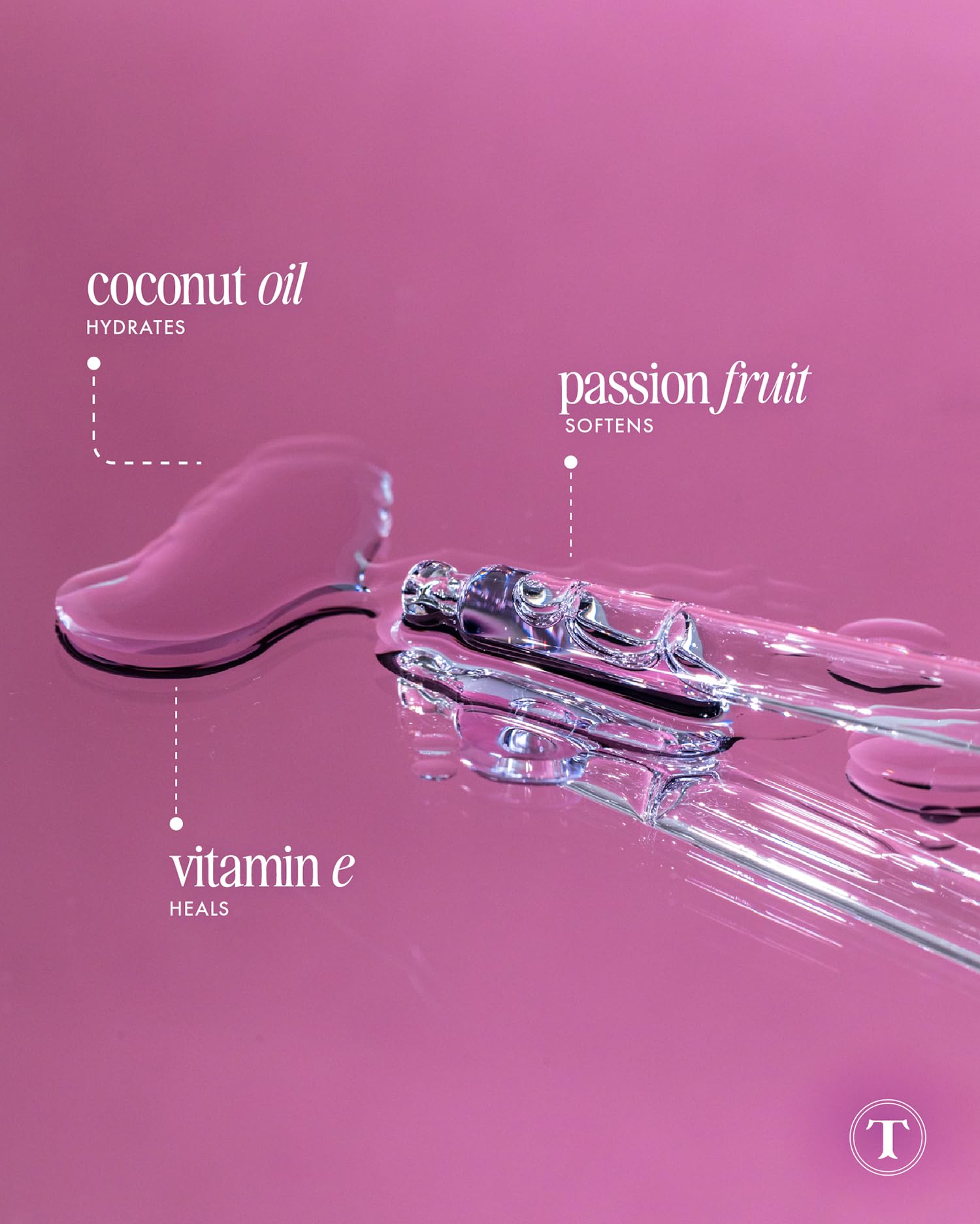 Truly Beauty Glazed Donut After Shave Oil label closeup mentions key ingredients