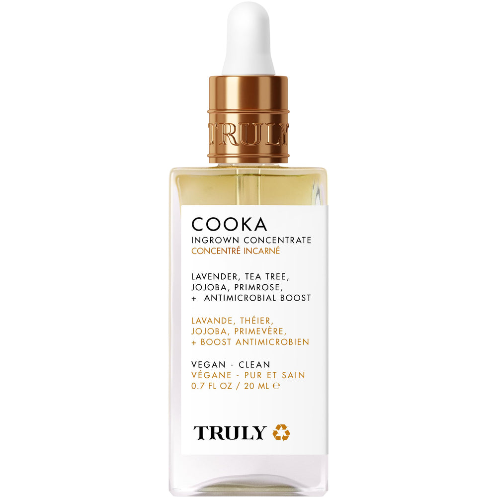 Truly Cooka Concentrate ritual use for calm, refreshed skin after shower