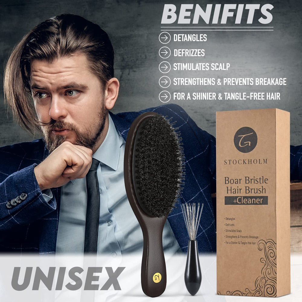 TRULY GENUINE STOCKHOLM detangling action helps reduce breakage during daily grooming.