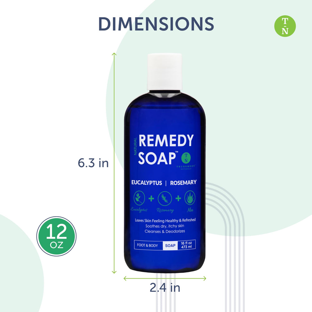 Truremedy Naturals eucalyptus-rosemary-body-wash-lather: refreshing aromatherapy during shower