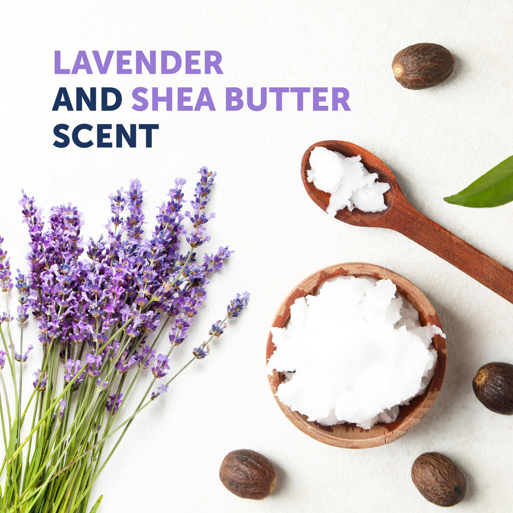 Truremedy Naturals Lavender Shea Butter Body Wash moisturized skin for lasting softness.