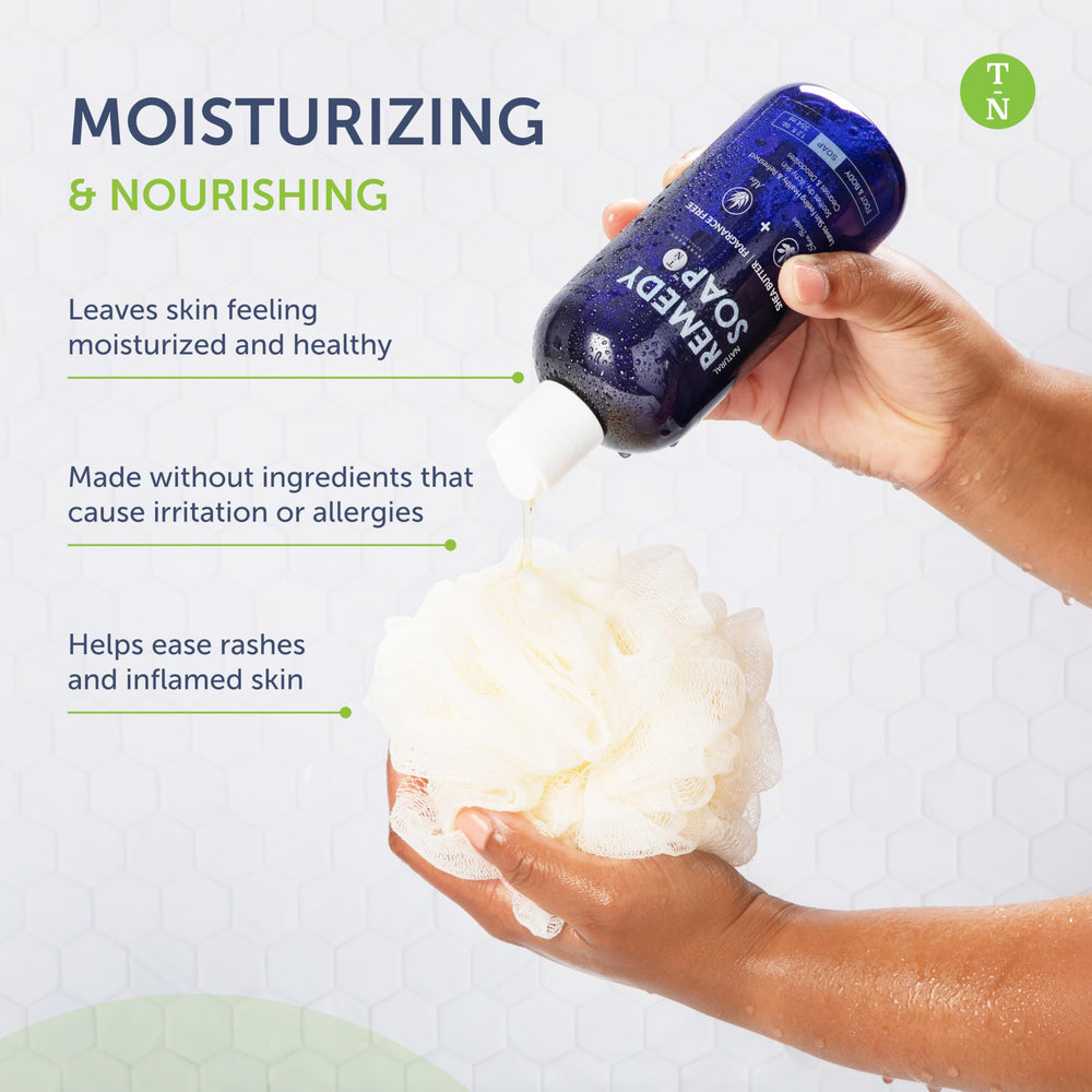 Truremedy Naturals Shea Butter No Fragrance Body Wash gift-ready packaging for thoughtful presents.