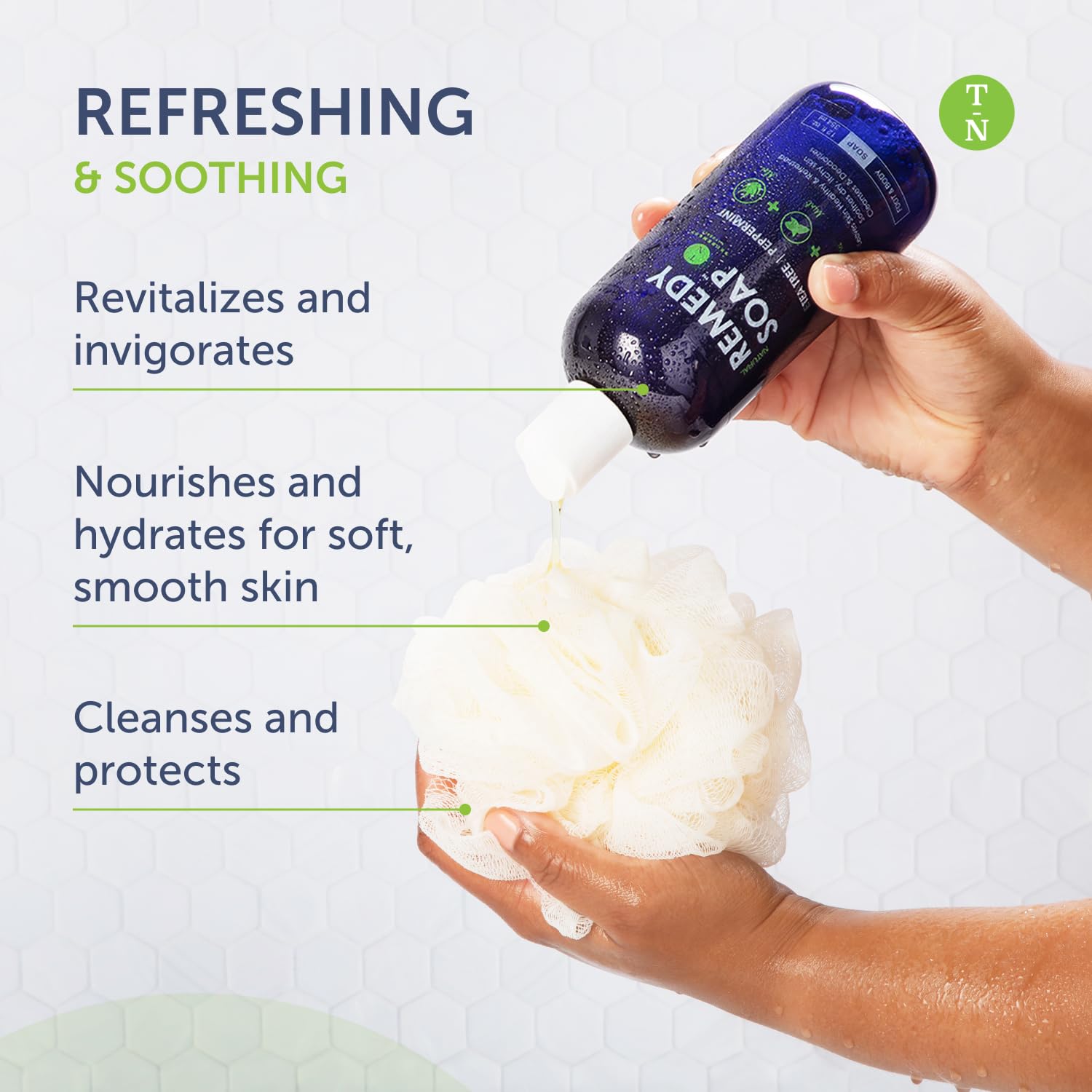 Truremedy Naturals Tea Tree Oil Body Wash gift-pack image promotes thoughtful skincare.
