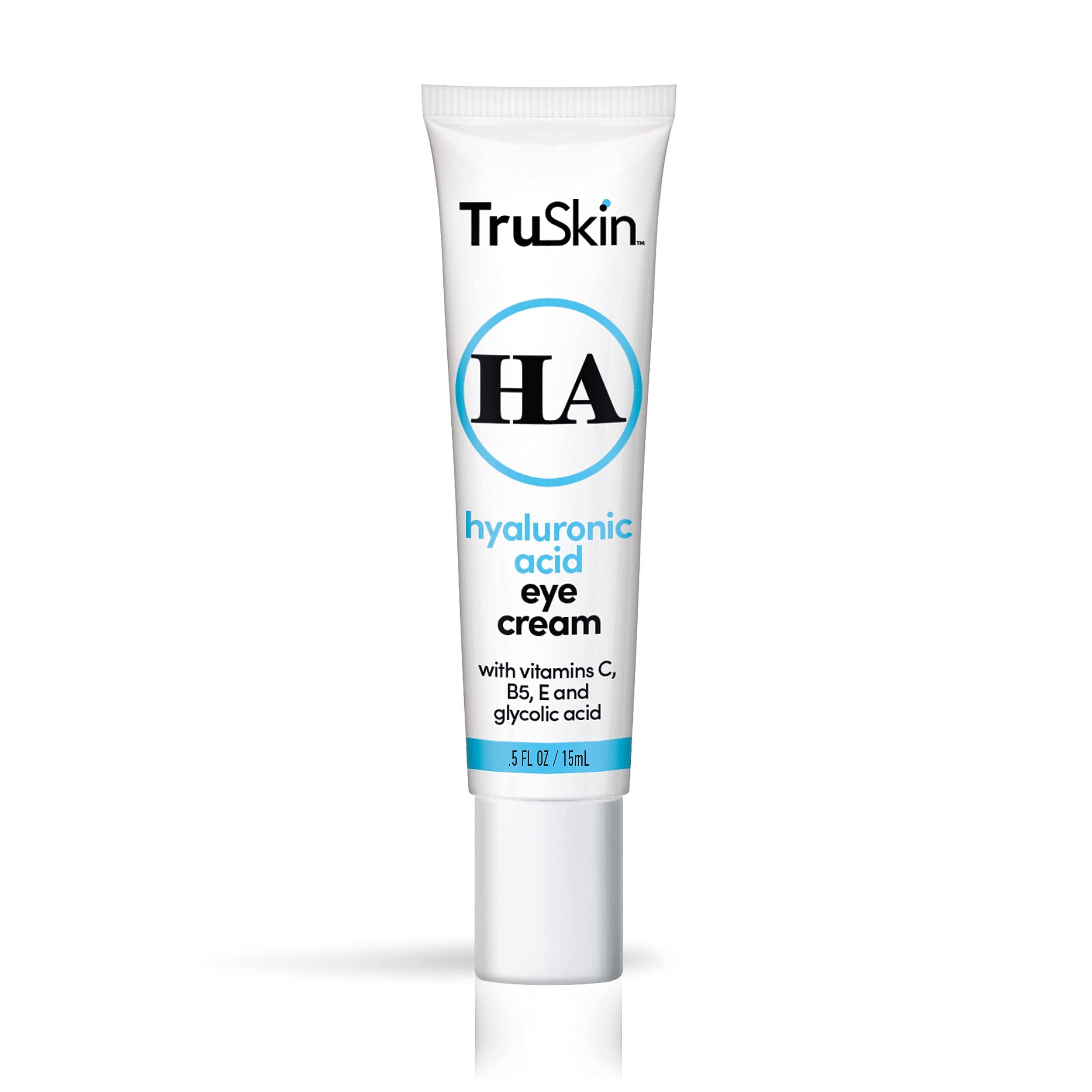 TruSkin Eye Cream brightening-eye-area helps reduce dullness around the eyes.