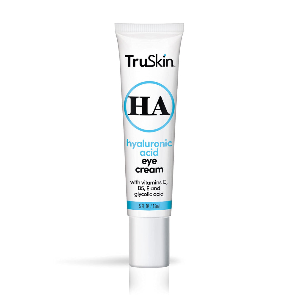 TruSkin Eye Cream brightening-eye-area helps reduce dullness around the eyes.