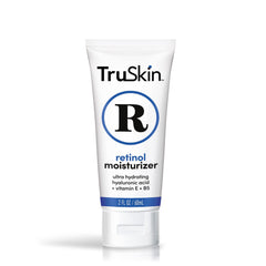 TruSkin hyaluronic acid ingredient bottle highlighting hydration benefits.