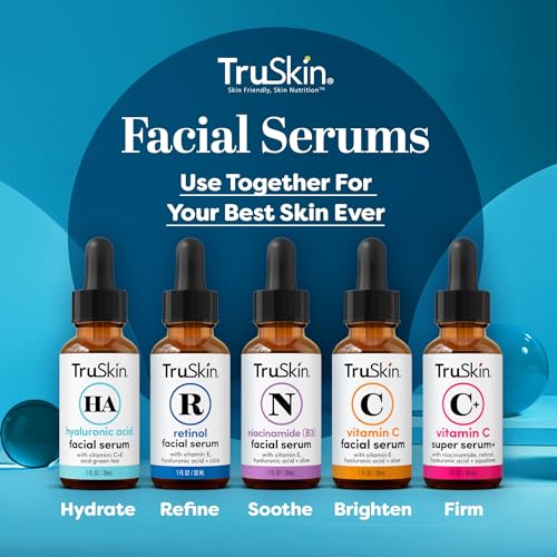TruSkin Hyaluronic Acid Serum glowing effect on skin enhancing your natural luminosity.
