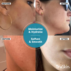 TruSkin Hyaluronic Acid Serum texture demonstrating its smooth application.