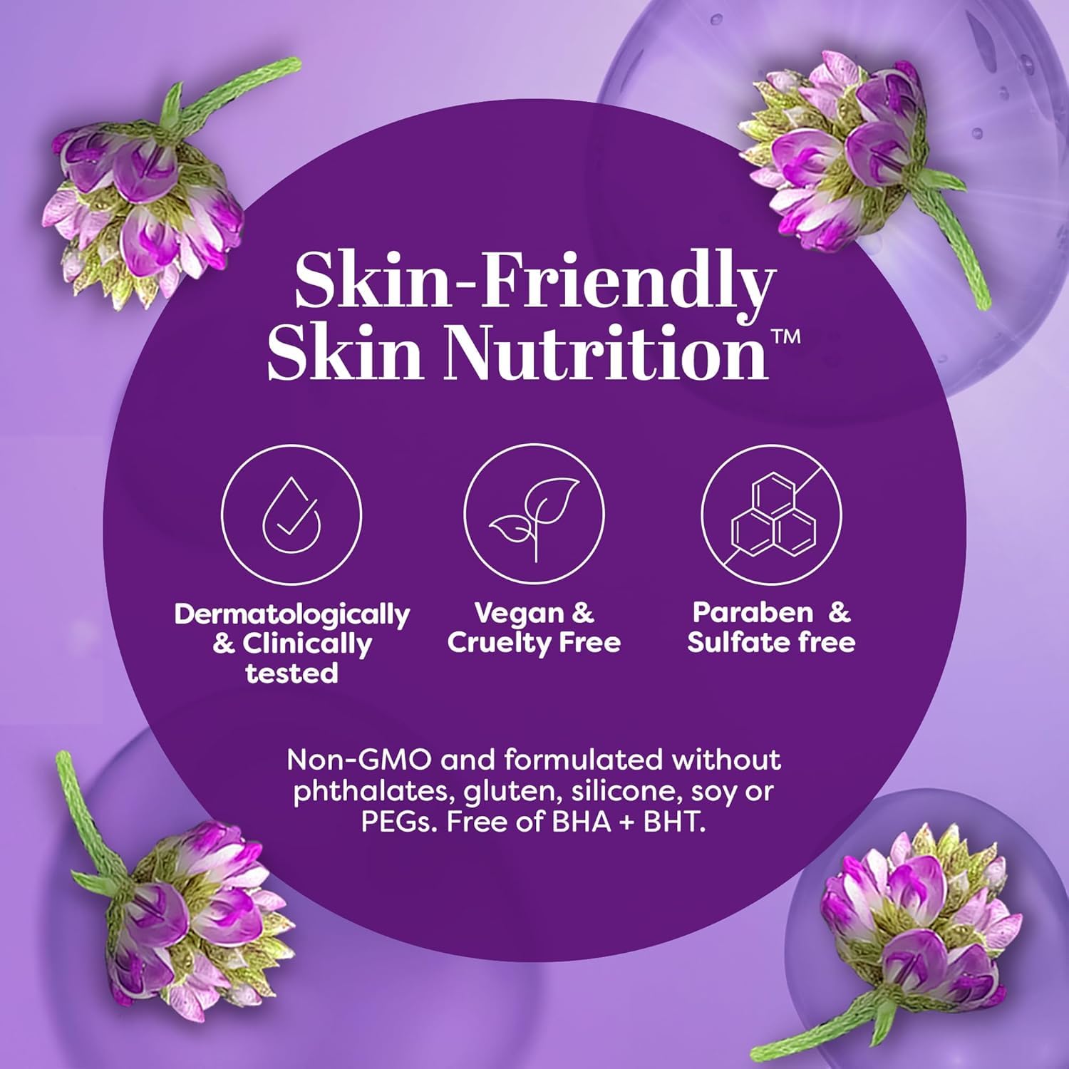TruSkin Longevity Aloe component emphasizes soothing hydration for sensitive skin.