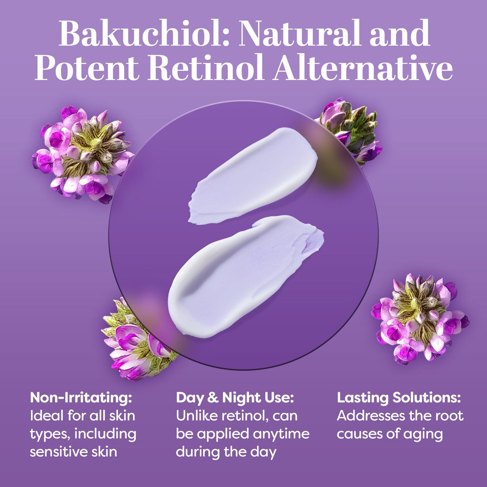 Bakuchiol in TruSkin Longevity Eye Cream offers a gentle retinol-like option