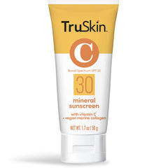 TruSkin Mineral Sunscreen SPF 30 bottle view for daily sun protection