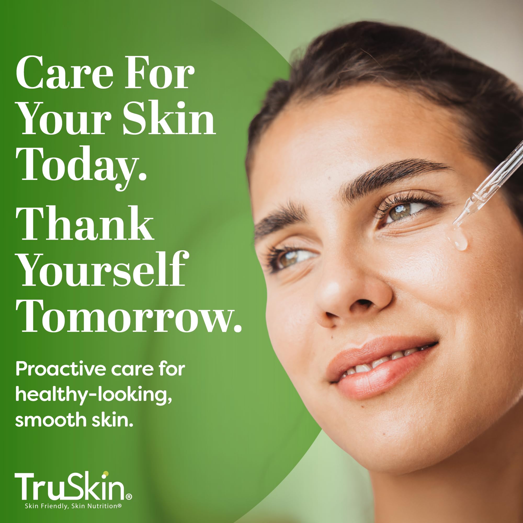 TruSkin Pro Collagen Serum morning routine depicts refreshed start and daytime skin comfort