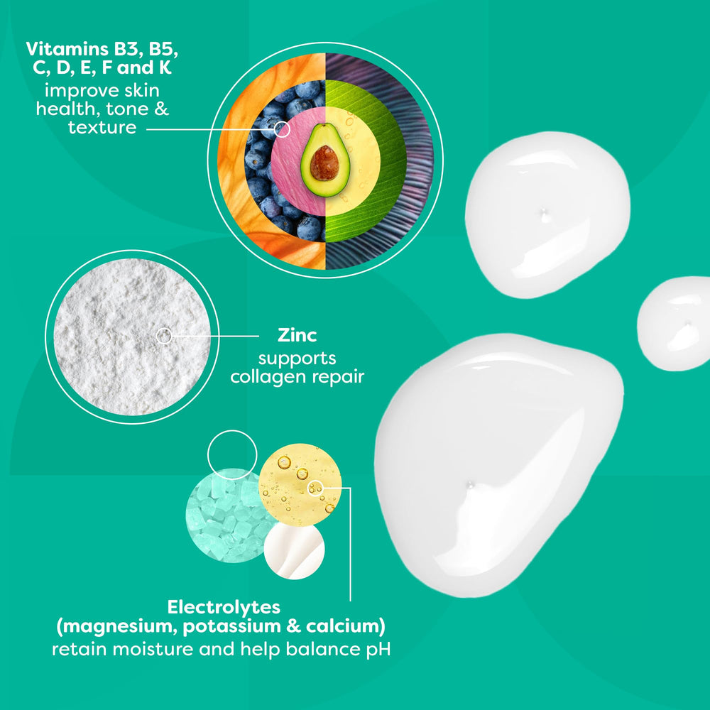 TruSkin serum texture milky demonstrates fast absorption for radiant skin.