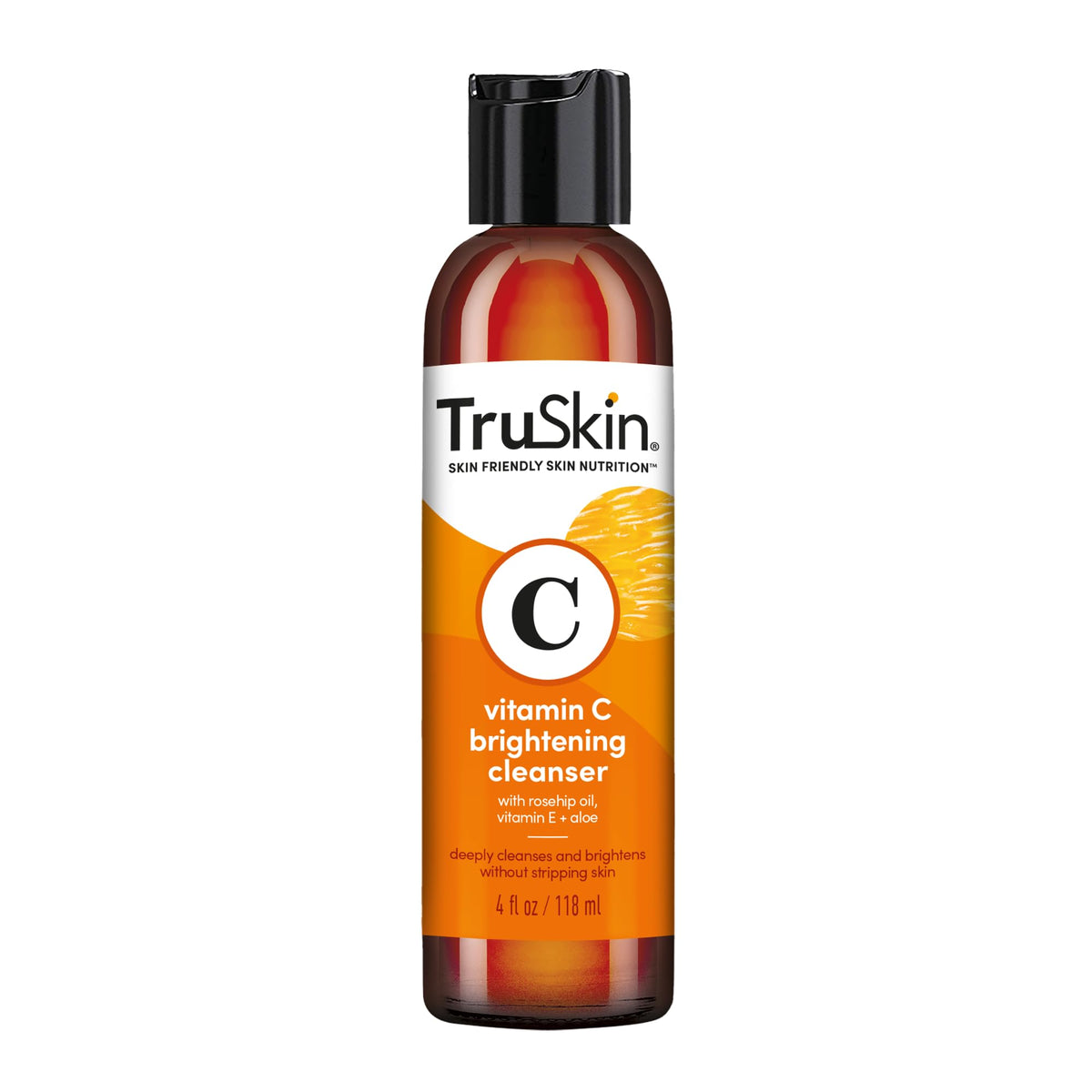 TruSkin Vitamin C Cleanser bottle front for brightening daily cleanse