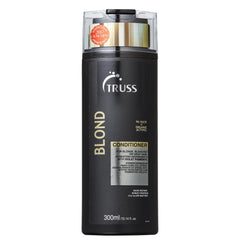 TRUSS Blond Conditioner bottle side view showing color protection for blondes.