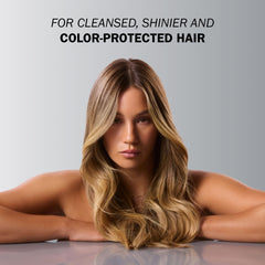 TRUSS Blond Revolution Shampoo lather closeup reveals creamy foam that cleanses gently