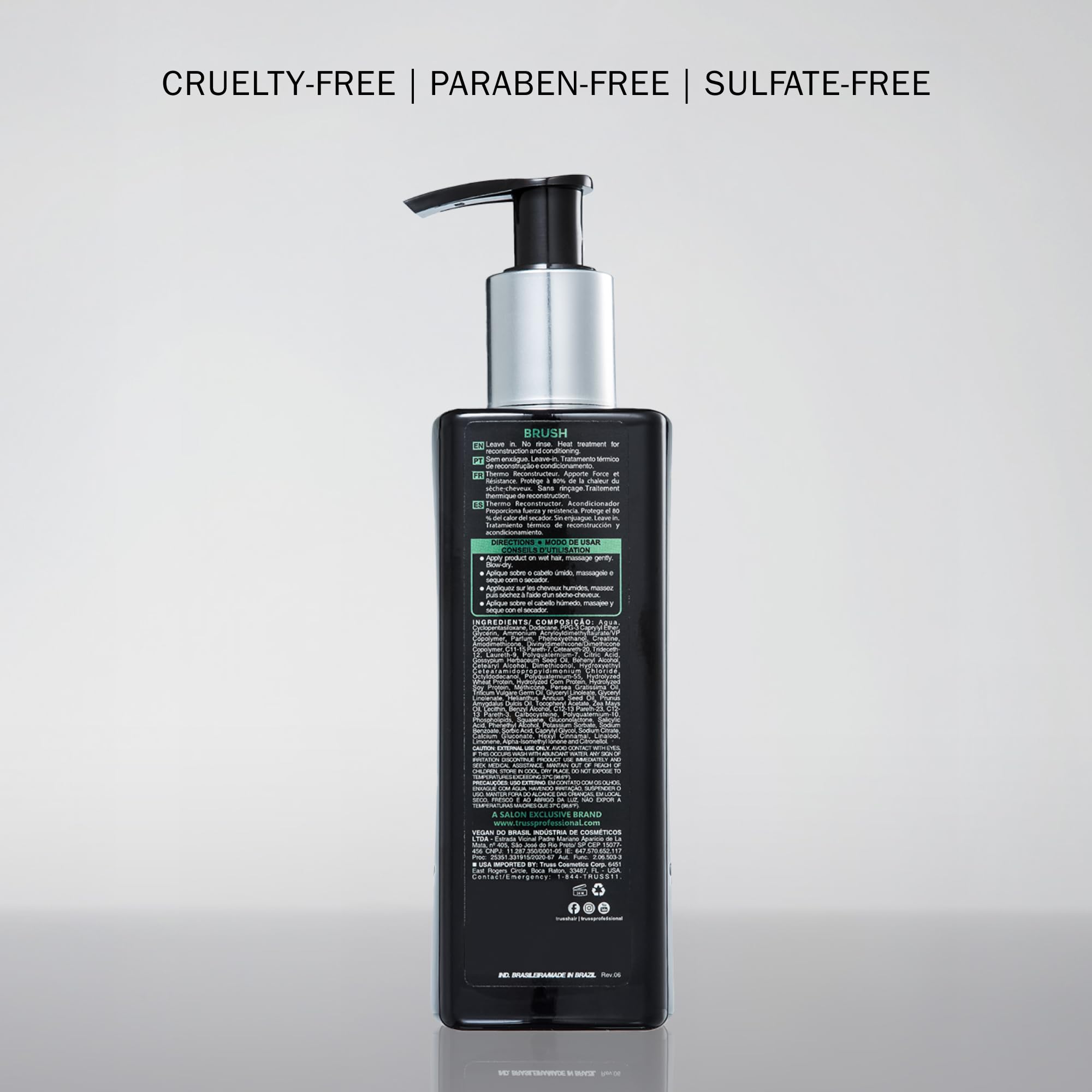 TRUSS Keratin Hair Treatment packaging displaying professional-grade care.