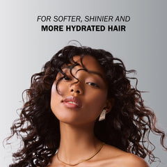 TRUSS Miracle Hair Conditioner sleek hair after towel-dry demonstrates frizz control.
