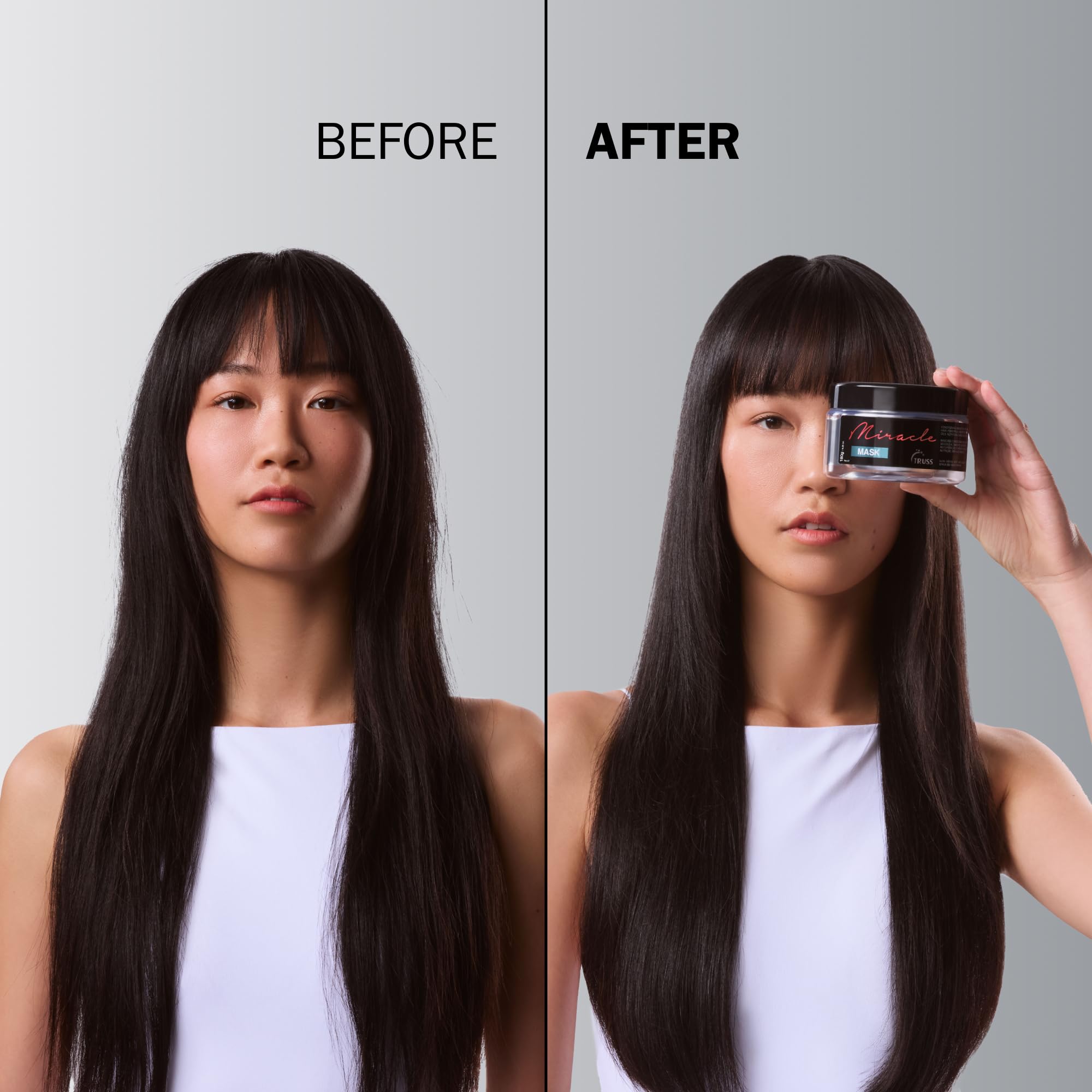 TRUSS Miracle Hair Mask application on wet hair for detangling and hydration
